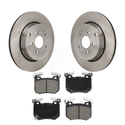 CMX Rear Disc Brake Rotors And Ceramic Pads Kit for Genesis G70 Kia Stinger K8C-103760