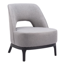 RUG BRANCH Mistley Accent Chair In Gray