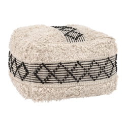 RUG BRANCH Pisco Ottoman Beige & In Black