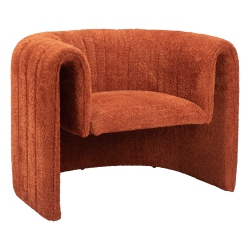RUG BRANCH Viana Accent Chair Burnt In Orange