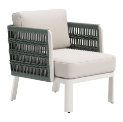 RUG BRANCH Bridgehampton Armchair In White