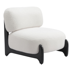 RUG BRANCH Bombo Accent Chair In White