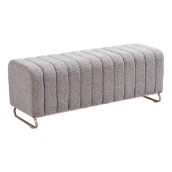 RUG BRANCH Pender Bench Stone In Gray