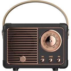 TEDLIN Retro Bt 5.0 Speaker, Hifi Stereo Low Power Consumption Speaker, 360 Degree Stereo Hifi Sound Vintage Speaker \w A Fast Transmission Speed