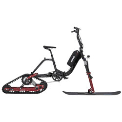 Envo Flex Foldable Electric Snow Bike (1500W Motor / Up to 15km Battery Range / 20km/h Top Speed) - Black