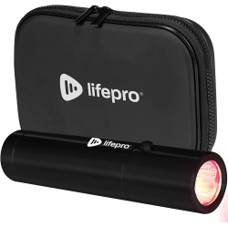 LIFEPRO Portable Light Therapy Torch - Powerful Infra Light Therapy In A Pocket Size Light Therapy Device for Body And Face \w Blue Light & Near