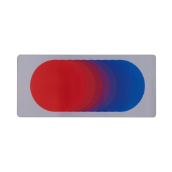 ONEOFZERO Large Premium Desk Pad for Home, Office And Gaming, Anti-Slip Rubber Bottom Boundless And Sound Dampening, 40Cm (L) X 90Cm (W), Astroglow