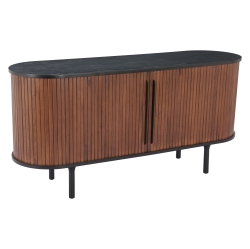 RUG BRANCH Koriana Sideboard & Walnut In Black