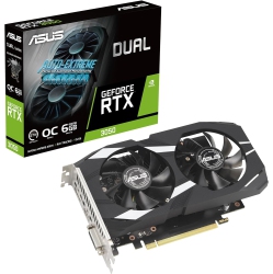ASUS Dual Nvidia Geforce Rtx 3050 6GB Oc Edition Gaming Graphics Card - PCie 4.0, 6GB Gddr6 Memory, HDMI 2.1, Displayport 1.4A