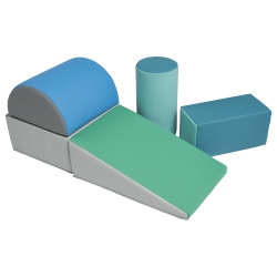 ECR4KIDS Softzone Climb And Crawl Playset, Building Blocks, 5-Piece