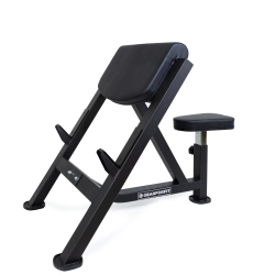 GEARFORFIT Maxpower Commercial Preacher Curl Bench – Heavy-Duty Bicep And Arm Strength Trainer