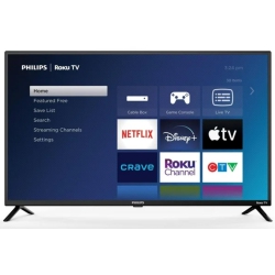 PHILIPS - 55" 6600 Series 4K Uhd Led Roku Smart Tv