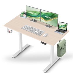 IMGADGETS Electric Height-Adjustable Standing Desk \w 47" X 24" Tabletop| Ideal for Home-Office Use | 3 Memory Presets, Adjustable Height Range