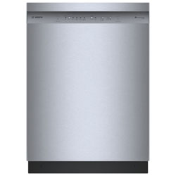 Bosch 100 Series 24" 48dB Built-In Dishwasher with Stainless Steel Tub (SHE41CM5N) - Stainless Steel