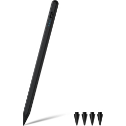 OECECA Stylus Pen for Ipad \w 4 Smooth Fine Tips And Palm Rejection Tilt Sensitivity High Precision Pencil for Ipad 10/9/8/7/6, Ipad Air 5/4/3, Ipad