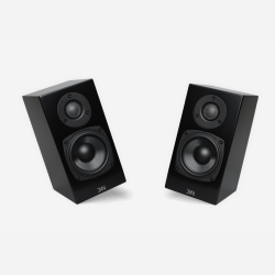 KIN BY TOTEM One Bookshelf Speakers (Satin Pair) In Black