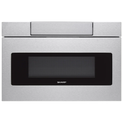 SHARP 24” Built-In Microwave Drawer With Automatic Drawer Opening System, Smd2477Asc