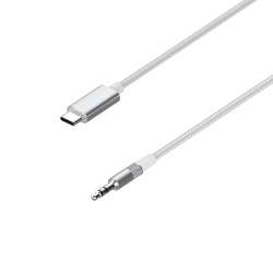 AXGEAR Type C to Aux Cable USB C to 3.5MM Cord Aux Music Audio Car Adapter Male to Male