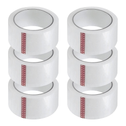 AXGEAR Packaging Tape Shipping Moving Box Mail Warehouse 1.8 In X 109 Yard 100M 6 Roll