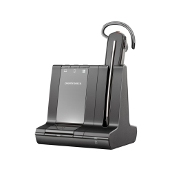 HP POLY Savi 8245 Office In-Ear/ear Bud Noise Cancelling Headset With Mic - (7W6D1Aa#aba) In Black