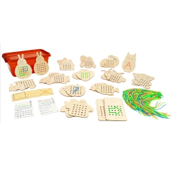 KORBO Tixi Class Set Activity Cards & Work Station Board for Whole Class Exercises And Activities Educational Classroom Mathematical Games Teaching
