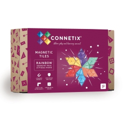 CONNETIX Rainbow Geometry Pack, 30 Pieces