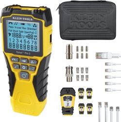 KLEIN TOOLS Vdv501-853 Coaxialcable Tester, Scout Pro 3 With Test-N-Map Remote