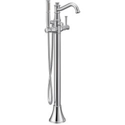 MOEN 9025 Belfield One Handle Freestanding Floor Mount Tub Filler With Handshower, Chrome