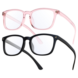 MEHIAZ Light Blocking Glasses Computer Glasses for Women And Men Eyewear Frame Light Glasses And Uv Glare In Blue