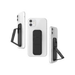 CLCKR Stand & Grip Pebbled Line Phone Grip | Color: In Black