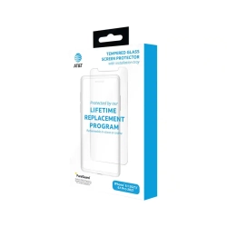 AT&T Tempered Glass Antimicrobial Screen Protector - Iphone 13/13 Pro