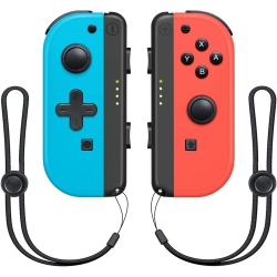 NINTENDO Controller Compatible With Switch Controller With Grip Hand, Switch Controllers Supports Wake-Up Function (Red And Blue)