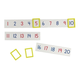 LEARNING RESOURCES Magnetic Number Line 1-100, 20 Magnets, Classroom Accessories, Teacher Aids, Sets Of 5 Magnets, Age