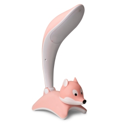 BARMIKA Fox Kids Desk Lamp – Cute Study Light – 8W – In Pink