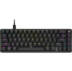 CORSAIR K65 Pro Mini RGB 65% Optical-Mechanical Wired Gaming Keyboard - Opx Switches - Pbt Double-Shot Keycaps - Qwerty Na Layout - In Black