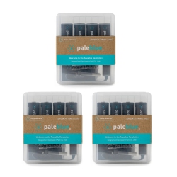 PALE BLUE EARTH USB-C Rechargeable Cr123A Batteries By Pale – 3V, 860Mah, Lithium-Ion, Fast Charging, 12-Pack