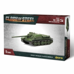 BATTLEFRONT Clash Of Steel Su-100 Tank-Killer Company (X5 Plastic)