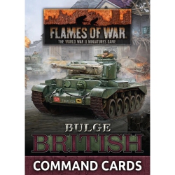 BATTLEFRONT Flames Of War Bulge: British Command Cards (58X Cards)