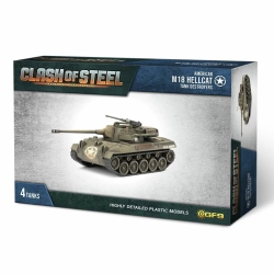 BATTLEFRONT Clash Of Steel M18 Hellcat Tank Destroyers (X4 Plastic)