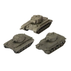 BATTLEFRONT World Of Tanks U.s.a. Tank Platoon (M4A3E8 Sherman, M26, Pershing, M24 Chaffee) New