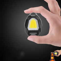 ISTAR Cigarette Lighter Multifunctional Portable Key Chain Working Light Life With Bottle Opener, Magnetic Base And Folding Bracket Mini