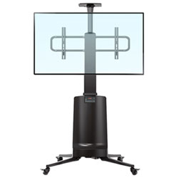 North Bayou Adjustable TV Cart with 55" - 85" Mount