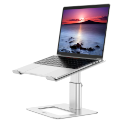 BESIGN Lsx3 Aluminum Laptop Stand, Ergonomic Adjustable Notebook Stand, Riser Holder Computer Stand Compatible \w Air, Pro, Dell, HP, Lenovo More