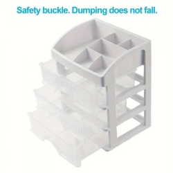 ISTAR Makeup Organizer - This Makeup Box Features A Transparent Drawer Design