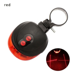 ISTAR Bike Tail Light Tail Strap Lamp Rear Brake Light Easy Mount Led Bike Taillight Bright Lights for Night Riding -1PCs In Red