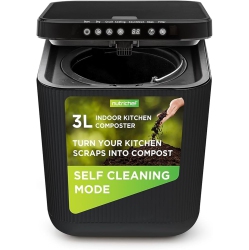 NUTRICHEF 3L Electric Kitchen Composter - Compost’S Organic Material & Food Scraps | Countertop Automatic Compost Bin | Dry, Crush, & Cooling