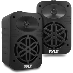 PYLE Usa Indoor Outdoor Speakers Pair - 500 Watt Dual Waterproof 5.25” 2-Way Full Range Speaker System W/ 1/2” High Compliance Polymer Tweeter