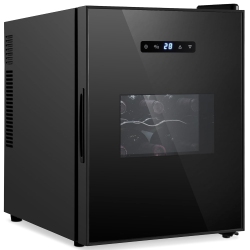 NUTRICHEF Pkcwc128 Chilling Refrigerator Cellar-Single-Zone Wine Cooler/chiller, Digital Touch Button Control \w Air Tight Seal, Contains Placement