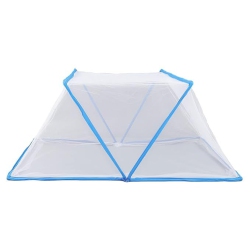ISTAR Bottomless Folding Mosquito Net: Lightweight And Portable for Travel Or Home Use In Blue