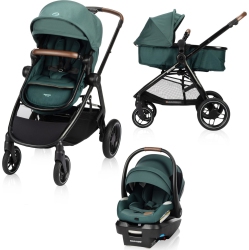 MAXI COSI Zelia Luxe 5-In-1 Modular Travel System - Essential In Green